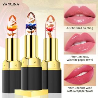 Son Môi Hoa Trang Điểm Ngàn Người Ngàn Màu Thay Đổi Nhiệt Độ Dưỡng Ẩm Hoa Thạch Thay Đổi Màu Vàng Lá Son Môi Thay Đổi Nhiệt Độ Màu Không F