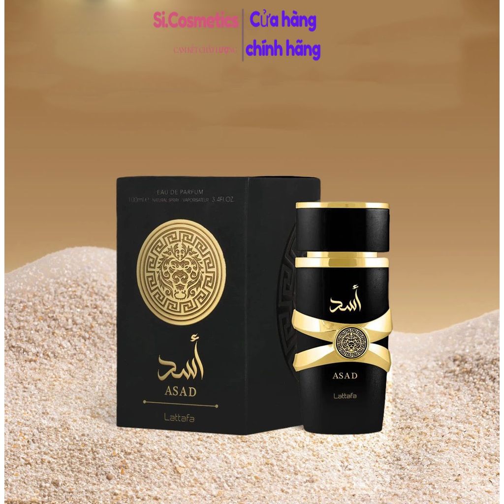Nước hoa nam Lattafa Asad EDP hương thơm nam tính mạnh mẽ thu hút mọi ánh nhìn 100ml