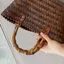 Tay cầm túi xách tre CORALTIDE, Tay cầm túi cong cổ điển, các bộ phận túi nhựa