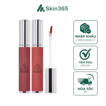 Son Kem 3CE Hazy Lip Clay 4g - Chất Kem Bùn Mịn Lì, Lâu Trôi