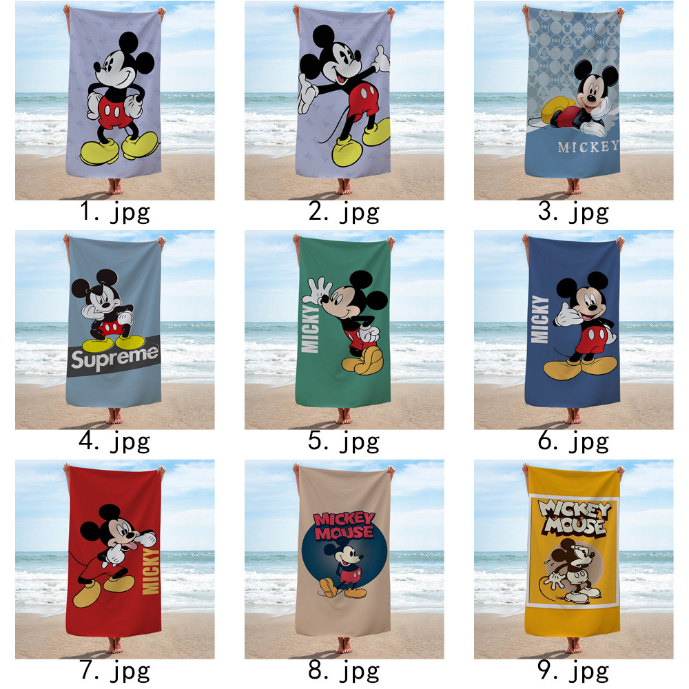 Khăn tắm chuột Mickey, Khăn tắm bể bơi đi biển, Quà tặng kỷ niệm sinh nhật