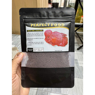 Cám Perfect Food Hỗ Trợ Toàn Diện Cho Cá La Hán (lên đỏ, lên châu, lên đầu) Gói 100gram