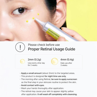 A Retinal Shot Tăng cường săn chắc Túi chống mắt Làm săn chắc EyeCream cho vùng da dưới mắt sáng