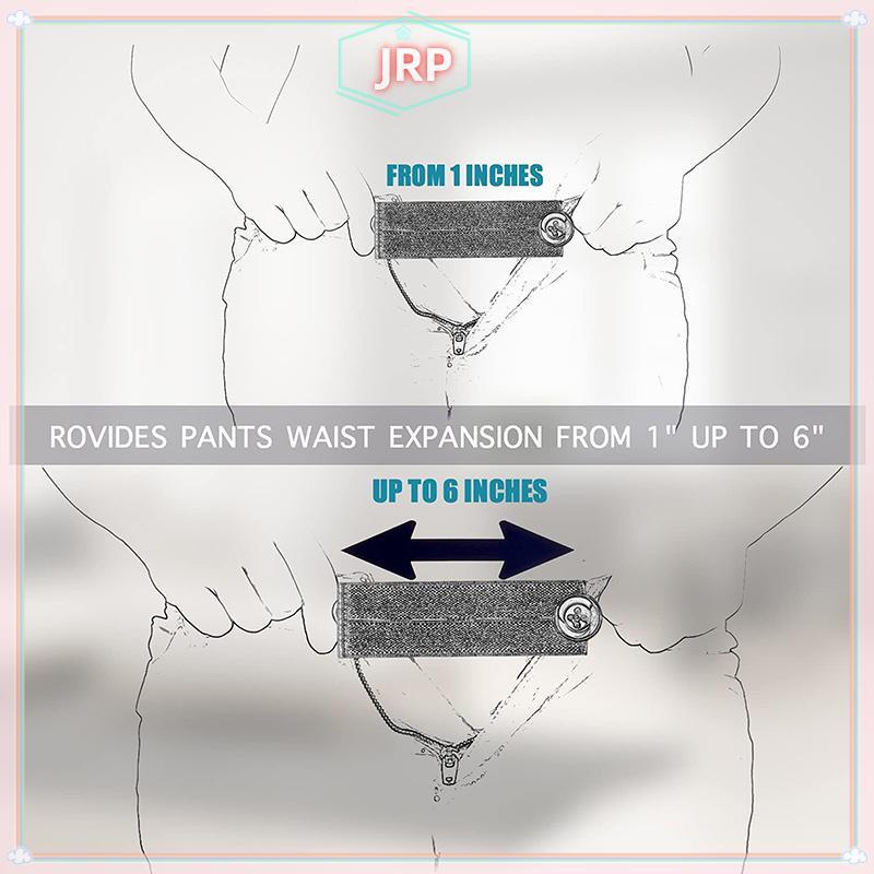 JRP - 5 Chiếc Quần Mở Rộng Thắt Lưng Unisex, Phù Hợp Cho Quần Jean Và Váy Bầu
