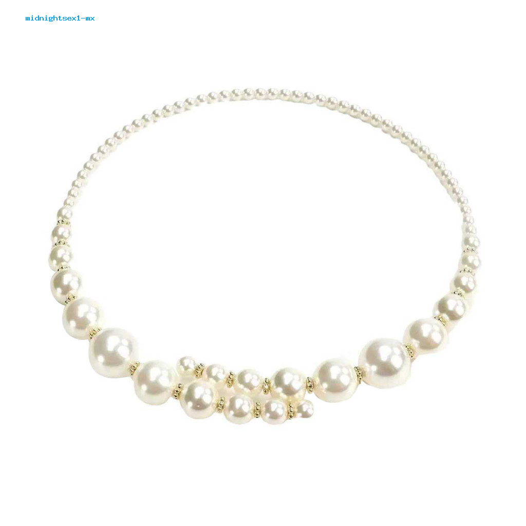 Vòng cổ choker ngọc trai giả, style retro thanh lịch - hoàn hảo cho tiệc cưới