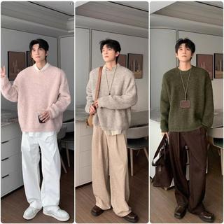 Áo len dệt kim nam phong cách Harajuku Nhật Bản, chất lượng cao, phù hợp mọi người