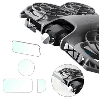 Phim cảm biến DWELLCO, Phim cường lực bảo vệ ống kính chống trầy xước, Tấm bảo vệ màn hình HD không bong bóng cho phụ kiện máy bay không người lái DJI Neo 2