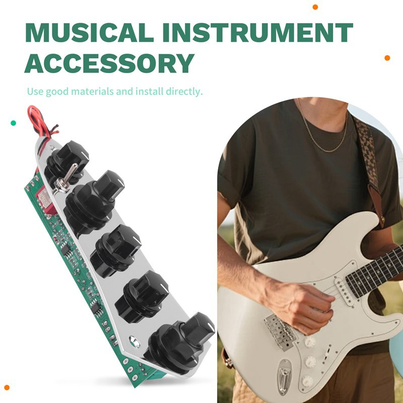 5 tấm điều khiển có dây tải Jazz cho các bộ phận đàn Guitar 4 / 5 dây