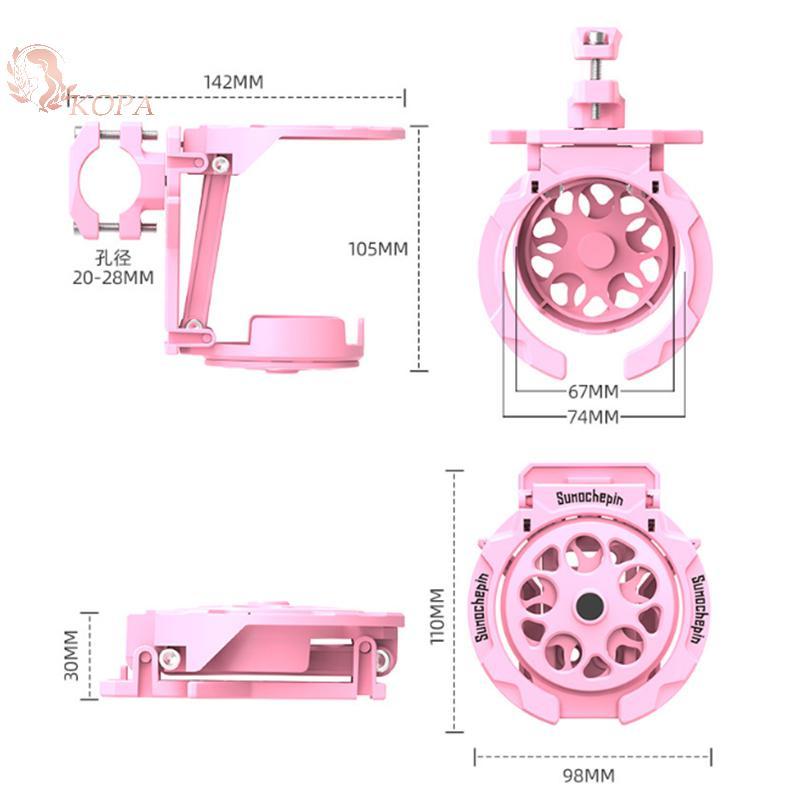 KOPA Phong Cách Mới Chung Xe Máy Giá Đỡ Cốc Sửa Đổi Phụ Kiện Có Thể Gập Lại Và Xoay Được Cốc Nước Bình Ấm Siêu Tốc Giá Đỡ VN