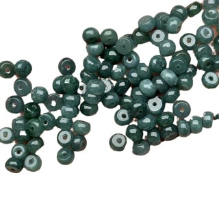 Vòng tay abacus hạt đá tự nhiên màu xanh, phù hợp làm đồ handmade