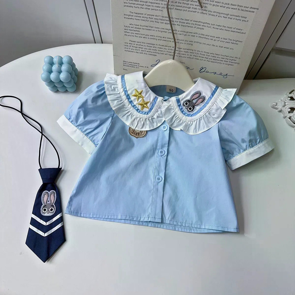 Bé Gái Mùa Hè Đầm Siêu Dễ Thương jk Váy jk Đồng Phục Phong Cách Preppy Trẻ Em Bé Gái Mùa Hè Mỏng Phù Hợp Với Hợp Thời Trang