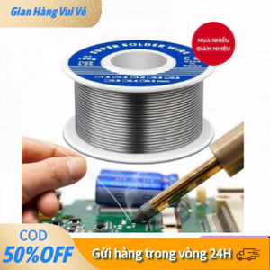【24H 】Cuộn Thiếc Hàn 63A Lõi Nhựa Thông 0.8mm – Hàn Mạch Chính Xác, Chảy Đều, Mối Hàn Sáng Đẹp