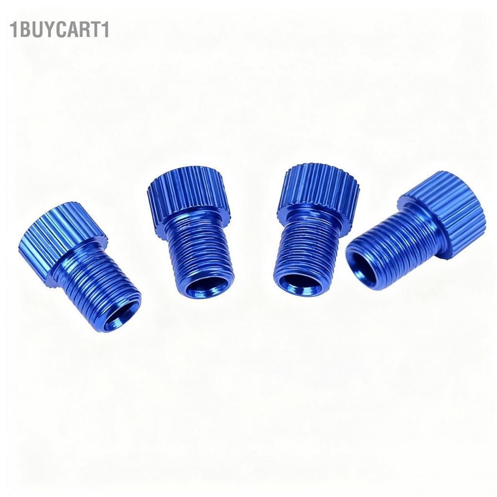 1buycart1 Bộ điều hợp van xe đạp Đầu phun hợp kim nhẹ và nhôm chuyển đổi sang Schrader Turn UK US Lắp đặt dễ dàng cho xe đạp đường bộ