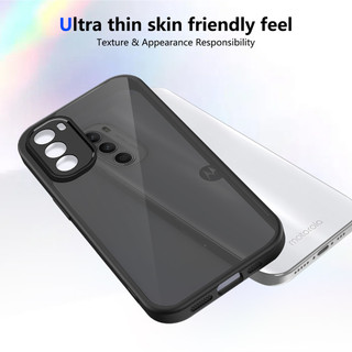 Dành Cho Motorola Moto G52 / G82 5G Ốp điện thoại Cứng Mờ Da-Cảm Giác Mềm Khung TPU Chống Sốc Mỏng Vỏ