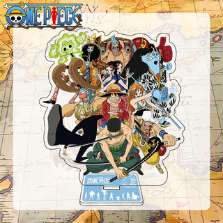 Mô Hình Acrylic One Piece Luffy Sanji Chopper Zoro Law Trang Trí Bàn, Quà Tặng Anime
