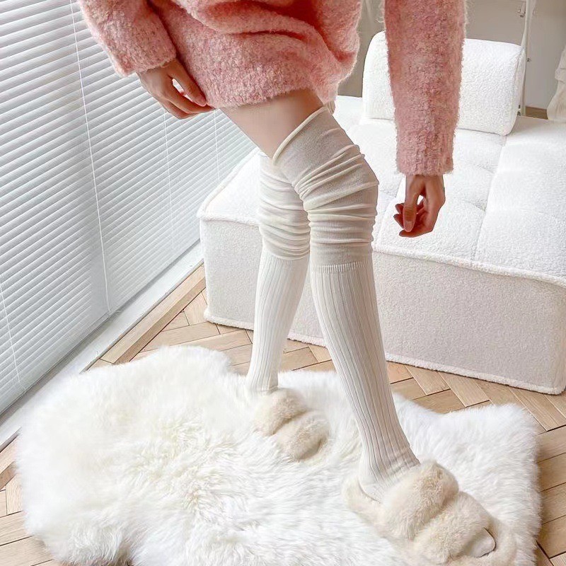 Tất cổ cao phong cách Nhật Bản JK, bông polyester, 4 màu đen xám trắng kaki, phù hợp trang phục hàng ngày và dự tiệc