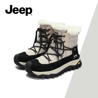 Giày bốt tuyết JEEP dành cho nữ chống lạnh ấm áp dày ngoài trời chống trượt Dụng cụ chống mài mòn