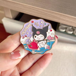 5 Cái / bộ Sanrio Hoạt Hình Huy Hiệu Giai Điệu Quế Chó Kumi Kim Loại Trâm Trang Trí Pin