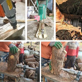 【vạn】Thiết bị khoan xẻ gỗ với mũi khoan chuyên dụng kích thước 32-42mm giúp tách gỗ nhanh chóng và an toàn cho người dùn