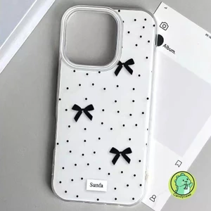 Ốp Điện Thoại Nơ Thanh Lịch Cho Realme Note 70 70 70T 60 60x 50 Narzo 80 Lite 70 60 20 Pro 70x 60x 50 50A 50i 30A Prime 10 Vỏ Hoạt Hình Dễ Thương Chấm Bi Ins Phong Cách IMD Vỏ