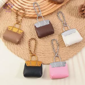 HFTOY Thời Trang Túi Nhỏ Móc Khóa Đơn Giản Móc Khóa Túi Nữ Quyến Rũ Túi Xách Mặt Dây Chuyền DIY Phụ Kiện Cô Gái Quà Tặng ~