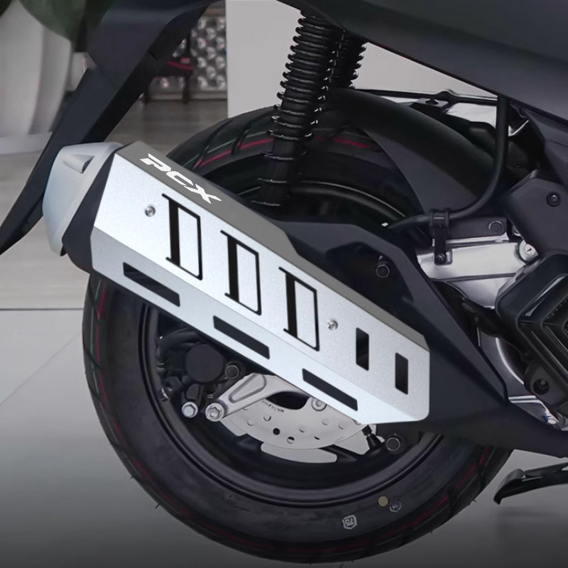 Dành cho Tấm chắn nhiệt xả HONDA PCX160 2022-2025 – Vỏ bảo vệ giảm thanh chống bỏng