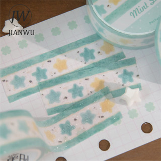 JIANWU 15mm * 200cm Dingding Cake Shop Series Kawaii Dâu Tây Phong Cảnh Chất Liệu Cắt Băng Washi Tạp Chí Sáng Tạo Văn Phòng Phẩm