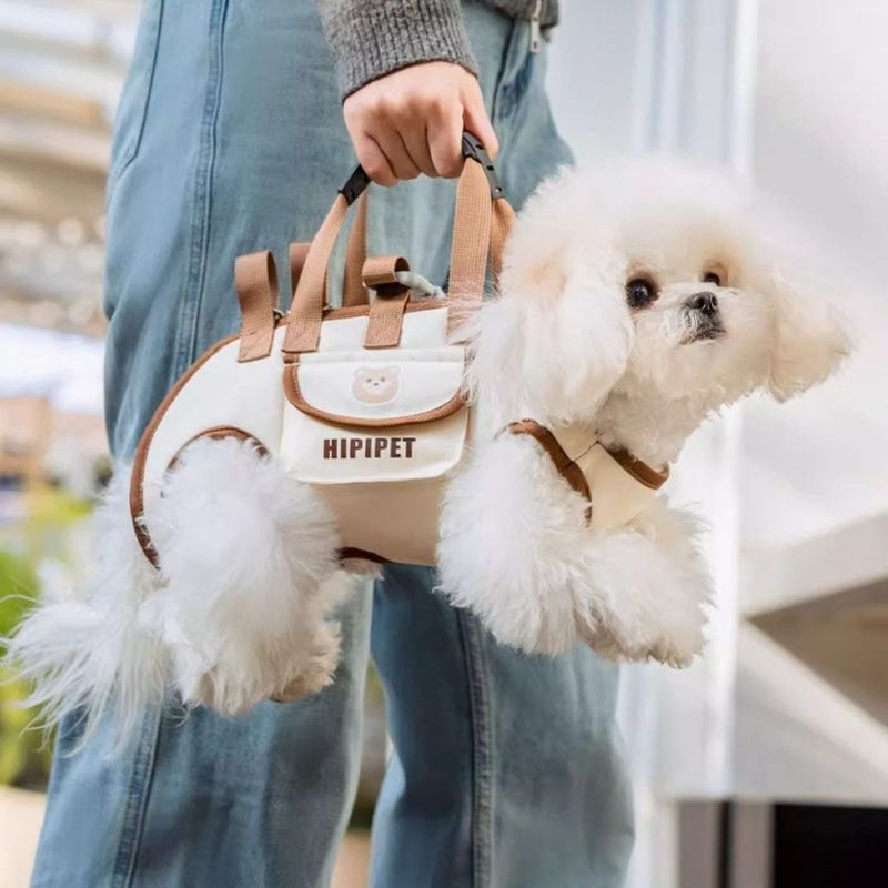Túi đi chơi thú cưng Túi tiện lợi cho chó nhỏ Túi đeo vai mèo có thể đeo chéo Túi dây đeo hoạt hình di động