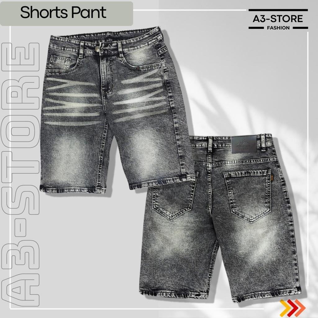 (Sọt Jean Nhiều Màu Có Size Lớn) Quần Short Jean Wash Nhẹ A3Store – Jean Co Giãn Thoải Mái | BigBuy360 - bigbuy360.vn