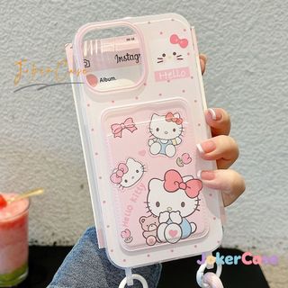 Ốp Cho IPhone 17 14 16 15 11 12 13 Pro Max XR X XS Max 15 16 14 8 7 Plus SE 2020 Air Hộp đựng thẻ mềm hình mèo dễ thương
