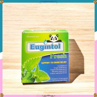 Viên Uống Tinh Chất Thảo Dược, Hỗ Trợ Làm Ấm, Giảm Ho, Tiêu Đờm, Eugintol Fresh Myvita 100 Viên