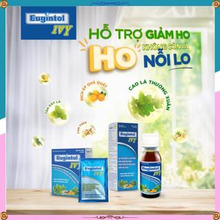 Siro Thảo Dược Giảm Ho, Giảm Đờm, Hỗ Trợ Giảm Đau Họng, Khàn Tiếng, Eugintol Ivy (Hộp 20 gói 5ml)