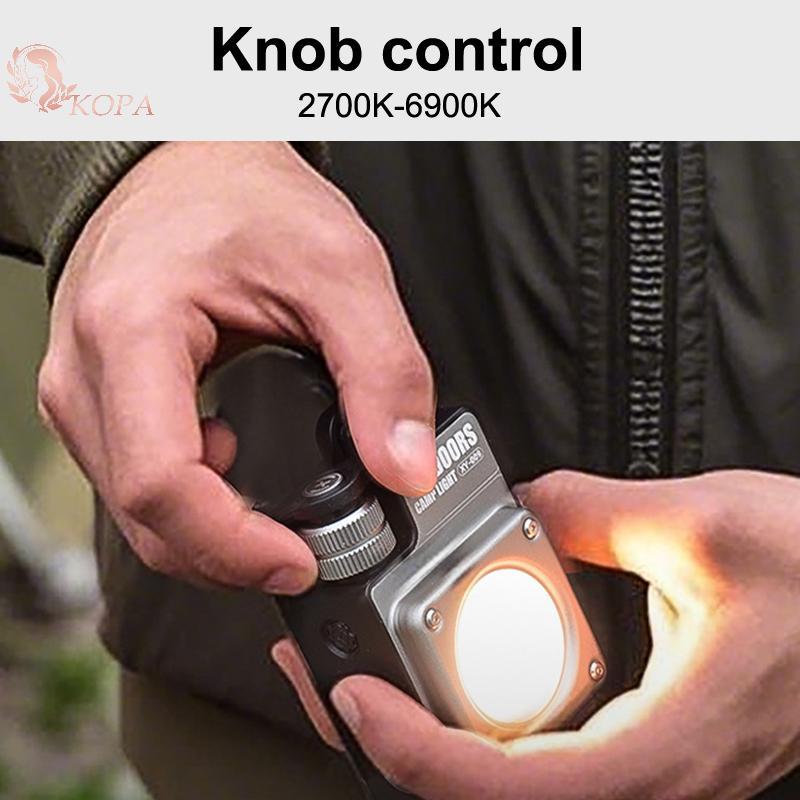 Đèn pin móc khóa từ tính siêu sáng KOPA 2025, độ sáng có thể điều chỉnh 120-3500lm, từ tính & chống nước VN