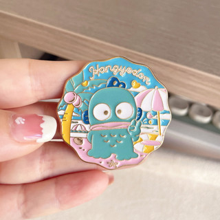 5 Cái / bộ Sanrio Hoạt Hình Huy Hiệu Giai Điệu Quế Chó Kumi Kim Loại Trâm Trang Trí Pin