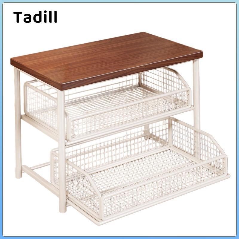 Trạm Cà Phê Người Tổ Chức Kệ Để Bàn Người Tổ Chức Lưu Trữ Đa Năng Giá Đựng Cà Phê Kệ 2 Tầng Cho Thanh Xi-rô