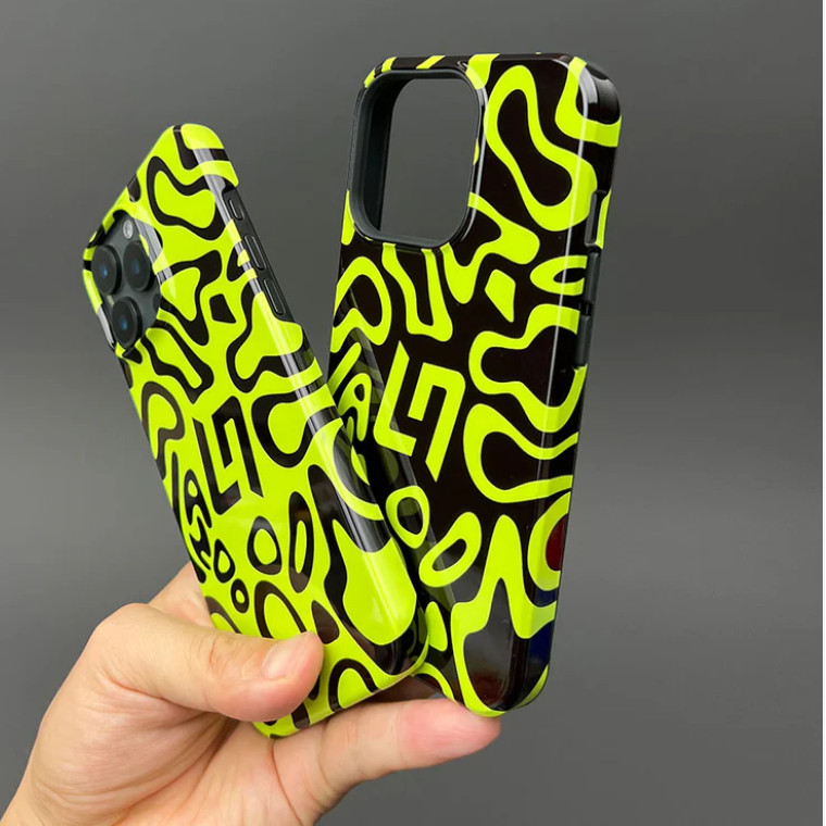 Lando Norris 2025 F1 Bahrain GP Night Race Mũ bảo hiểm Livery Ốp điện thoại phù hợp cho iPhone17 16Pro 16e 15ProMax 14Pro 13 12 13mini Samsung S24 S22 S25 2in1 ốp lưng cứng bóng