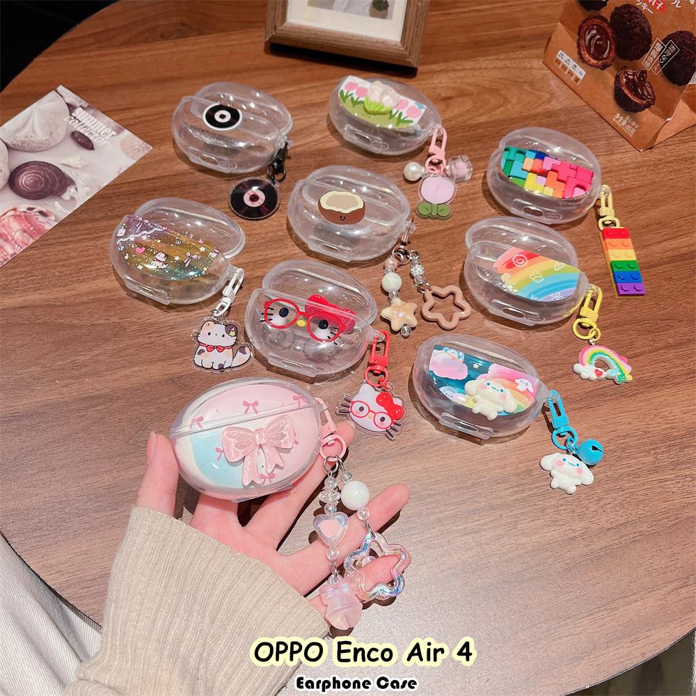 [Ngôi sao tương lai] Dành cho vỏ OPPO Enco Air 4 Vỏ silicon mềm DIY Vỏ tai nghe mèo sáng tạo