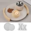 Treeling Lớp Silicon Handmade Khay Tròn Khuôn Món Ăn Khuôn Hoa Đế Khuôn