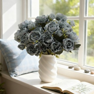 Bó Hoa Mẫu Đơn Giả Hoa Hồng Lụa Cao Cấp Decor Trang Trí Nhà Cửa Cẩm Tú Cầu Retro Châu Âu 30cm Để Bàn Phòng Khách Tiệc Cưới Sang Trọng Phụ Kiện Chụp Ảnh Đạo Cụ Bình Cắm Sẵn Sắc Màu Vintage Quà Tặng Đẹp Lung Linh Giống Thật Tinh Tế Đẳng Độc Đáo Mới Nhất
