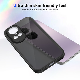 Dành Cho OPPO Reno 10 5G / 10 Pro 5G Ốp điện thoại Cứng Mờ Da-Cảm Giác Mềm Khung TPU Chống Sốc Mỏng Vỏ