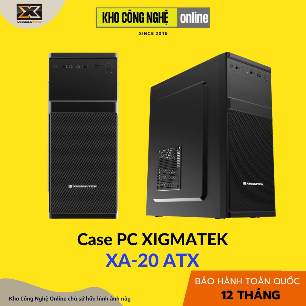 Vỏ Case Máy Tính XIGMATEK XA-20 - ATX (Hàng Chính Hãng) | Shopee Việt Nam