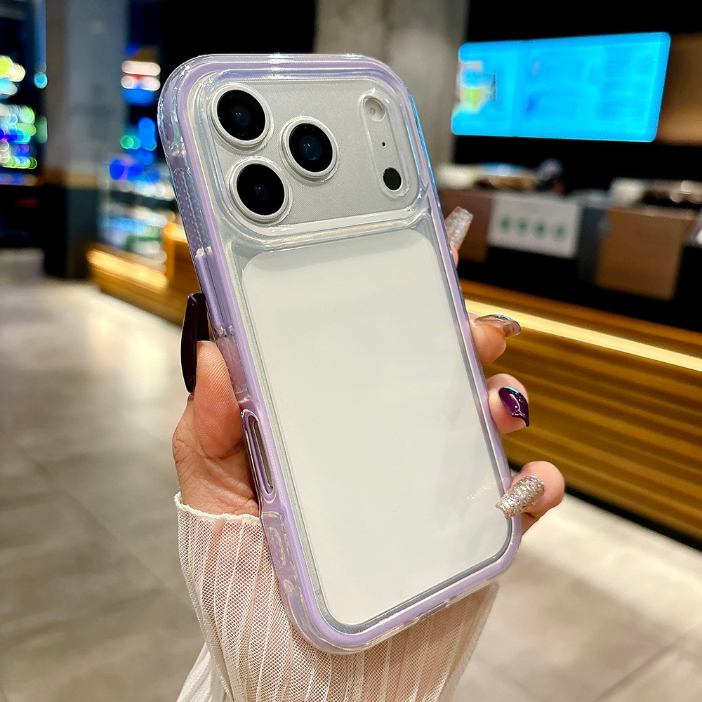 Ốp Điện Thoại Nhựa Lấp Lánh Kim Cương 3D Anh Đào Cho iPhone 17 Pro Max 16 Plus 15 14 13 12 11 Vỏ Bảo Vệ Chống Sốc