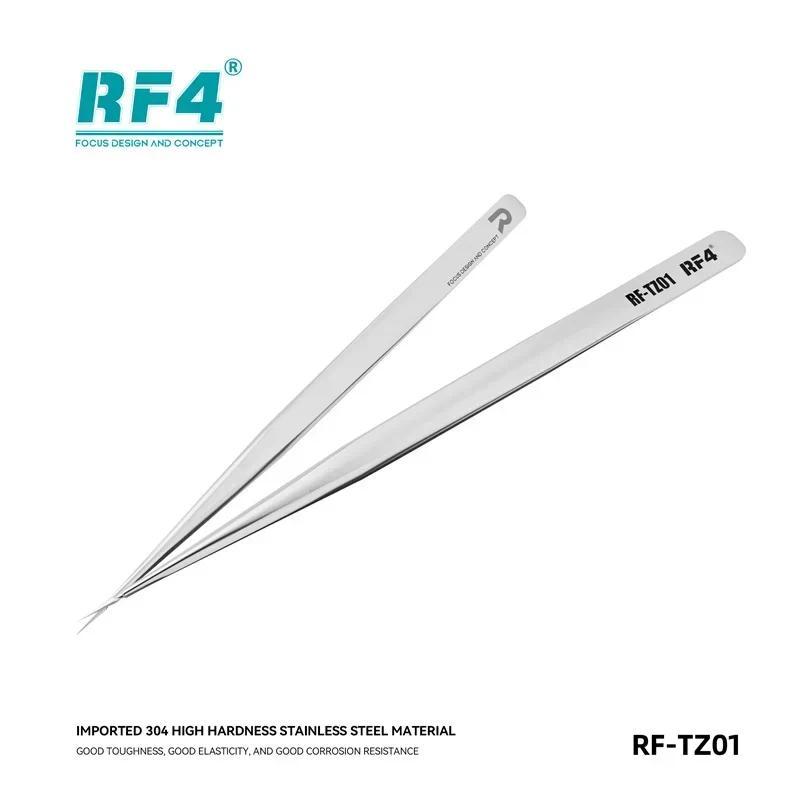 RF4 RF-TZ01 Nhíp cực sắc cho điện thoại di động Máy tính bảng Máy tính bảng Độ cứng cao Sửa chữa dây bay chính xác cao Nhíp