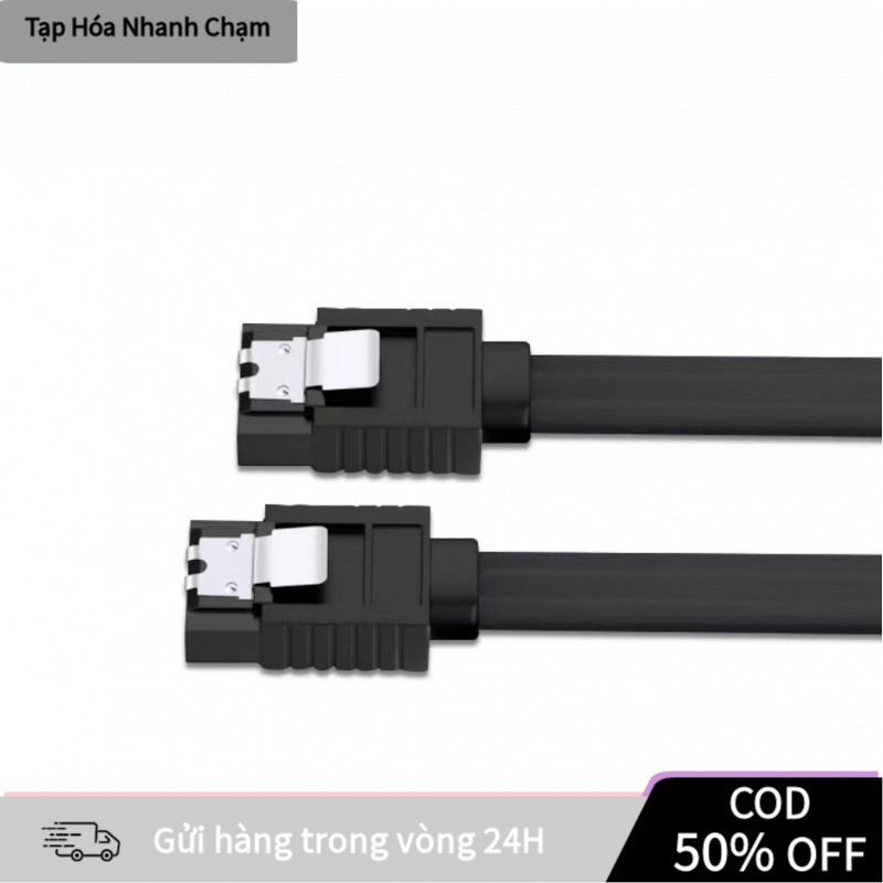 【COD】Cáp SATA Dùng Cho SSD, HDD Tốc Độ Cao, Dây Dạng Dẹt Chống Gãy Và Chống Rối, Truyền Tải Nhanh Ổn Định, Chất Lượng