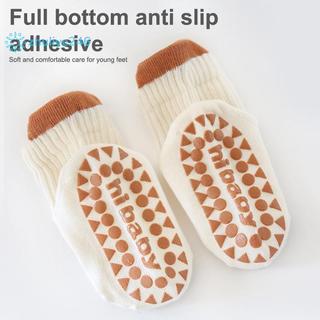 < zhuliye246 > 3 Đôi Tất Cotton Trẻ Em Màu Bé Trai Và Bé Gái Dễ Thương Thoải Mái Thoáng Khí Tất Sàn Chống Trơn Trượt Cho Bé