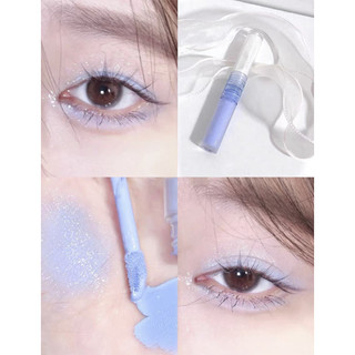 Phấn mắt dạng lỏng hai đầu Matte Eye Makeup Brightening Lying Silkworm Liquid Tears Drop Makeup Beauty Fine Shining Stars