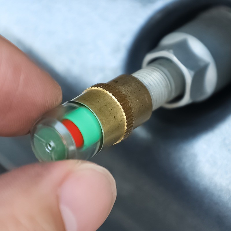 2 / 4 Chiếc Xe Máy Ô Tô Giám Sát Áp Suất Lốp Đồng Hồ Đo Nắp / Tự Động Cảm Biến Lốp Chỉ Báo Công Cụ Chẩn Đoán