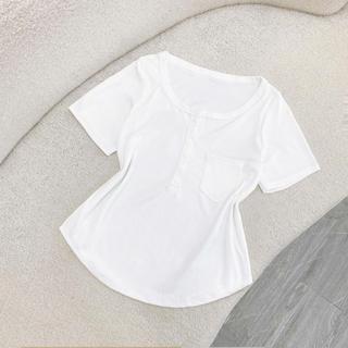 Áo Thun Nữ Bigsize Đính Cúc Sành Điệu Vải Gân Tăm Co Giãn Vạt Bầu Che Bụng A274+A330