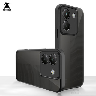 Dành Cho Xiaomi POCO M7 Pro 5G Ốp điện thoại Cứng Mờ Da-Cảm Giác Mềm Khung TPU Chống Sốc Mỏng Vỏ