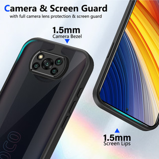 Dành Cho Xiaomi POCO X3 NFC / X3 Pro Ốp điện thoại Cứng Mờ Da-Feel Mềm TPU Khung Chống Sốc Mỏng